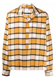 Rhude check button-down shirt - Giallo