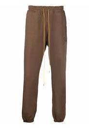 Rhude drawstring-waist track trousers - Marrone