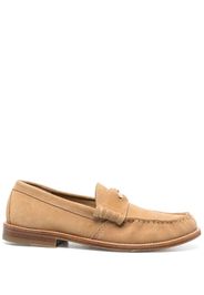 Rhude suede penny loafers - Marrone