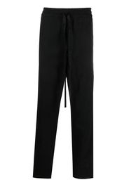 Rhude side stripe detail track pants - Nero