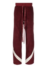 Rhude corduroy straight-leg track pants - Marrone