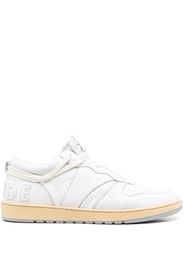 Rhude embroidered-logo low-top sneakers - Bianco