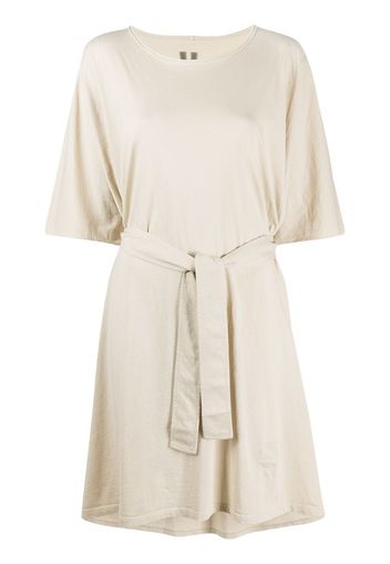 tie-waist T-shirt dress