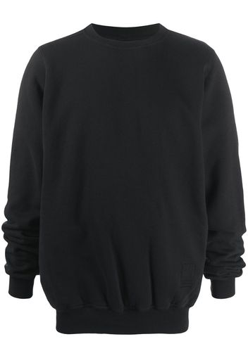 oversized zipped sweatshirt