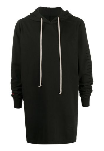 long drawstring hoodie