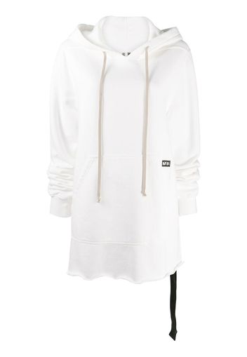 Rick Owens DRKSHDW Felpa con cappuccio - Bianco