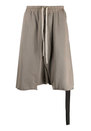 Rick Owens DRKSHDW Pantaloni corti con cavallo basso - Marrone