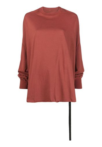 Rick Owens DRKSHDW oversized cotton sweatshirt - Marrone