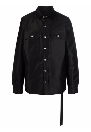 Rick Owens DRKSHDW button-up shirt jacket - Nero