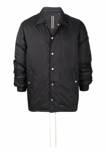 Rick Owens DRKSHDW rolled-sleeve padded jacket - Nero