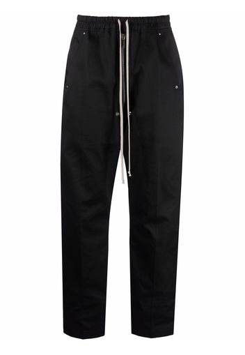 Rick Owens DRKSHDW drop-crotch drawstring trousers - Nero