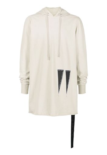 Rick Owens DRKSHDW Felpa con cappuccio - Bianco