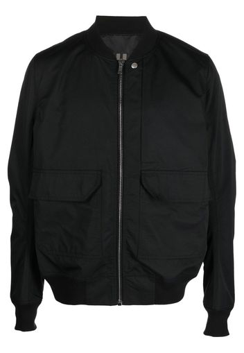 Rick Owens DRKSHDW flap pocket bomber jacket - Nero