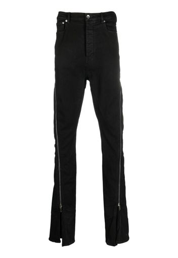 Rick Owens DRKSHDW zip-detail slim-fit jeans - Nero