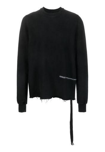 Rick Owens DRKSHDW Felpa con applicazione - Nero