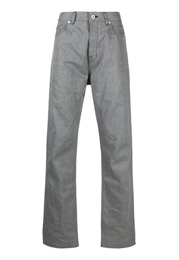 Rick Owens DRKSHDW straight-leg cotton jeans - Grigio