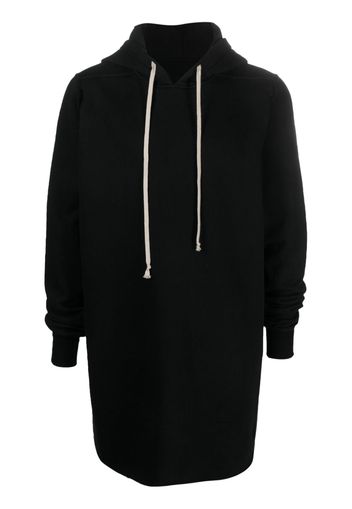 Rick Owens DRKSHDW cut-out drawstring hoodie - Nero