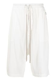 Rick Owens DRKSHDW drop-crotch shorts - Bianco