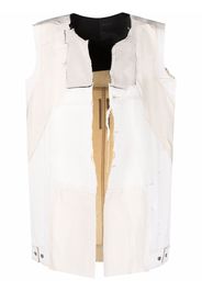 Rick Owens DRKSHDW Cappotto con effetto vissuto - Bianco