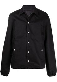 Rick Owens DRKSHDW press-stud cotton shirt jacket - Nero