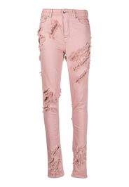 Rick Owens DRKSHDW Detroit ripped denim jeans - Rosa