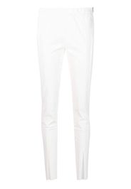 Rick Owens DRKSHDW slit-ankle high-waisted leggings - Bianco