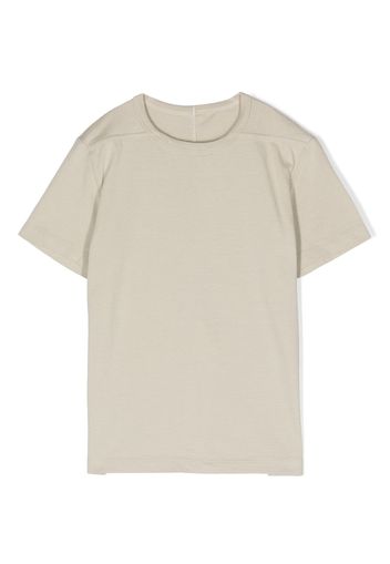 Rick Owens Kids round-neck cotton T-shirt - Toni neutri