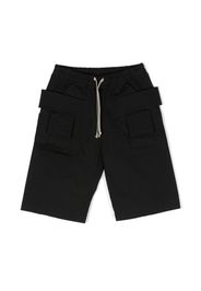 Rick Owens Kids drawstring-waist shorts - Nero