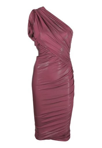 Rick Owens Lilies one-shoulder draped midi dress - Rosa