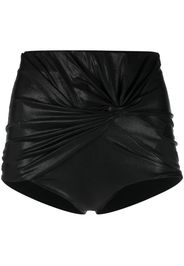 Rick Owens Lilies Shorts Apollo a vita alta - Nero