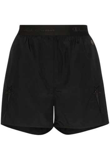 Shorts a vita alta Rick Owens X Champion