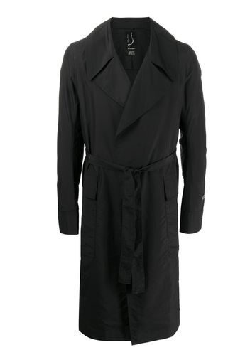 x Champion tie waist trench coat