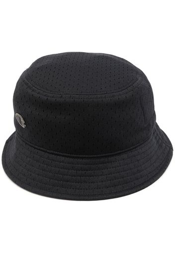 Rick Owens X Champion Cappello bucket con logo - Nero