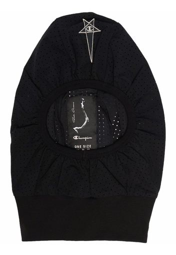 Rick Owens X Champion Fogachine embroidered-logo balaclava - Nero