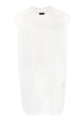 Rick Owens X Champion logo-embroidered oversized tank top - Bianco