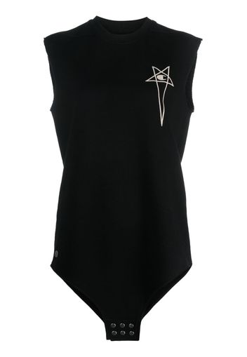 Rick Owens X Champion logo-embroidered cotton tank top - Nero