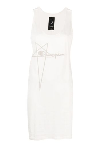 Rick Owens X Champion x Rick Owens cotton tank dress - Bianco