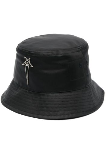 Rick Owens X Champion logo-patch bucket hat - Nero