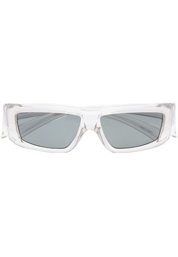 Rick Owens rectangle-frame sunglasses - Grigio