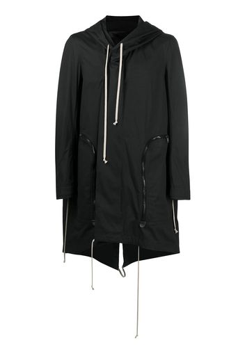 Rick Owens oversized pocket hooded parka - Nero