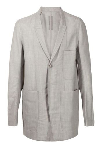 Rick Owens Blazer monopetto - Grigio