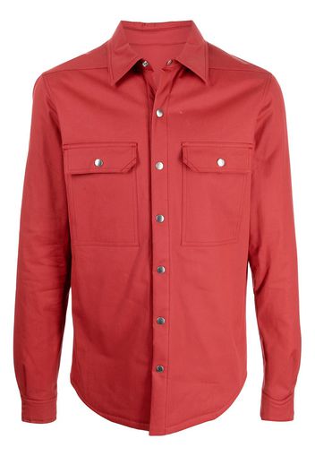 Rick Owens Giacca-camicia - Rosso