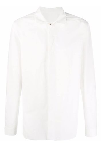 Rick Owens plain long-sleeve shirt - Bianco