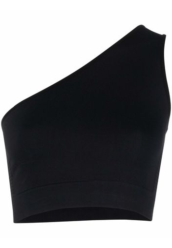 Rick Owens one-shoulder crop top - Nero