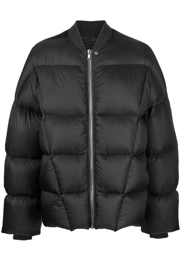 Rick Owens padded bomber jacket - Nero