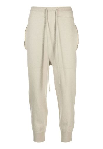 Rick Owens cashmere track pants - Toni neutri