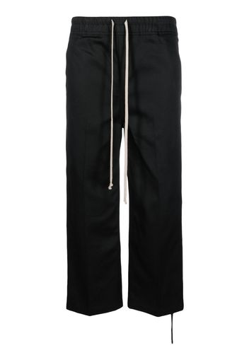 Rick Owens drawstring cropped-cargo trousers - Nero