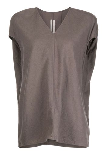 Rick Owens Top drappeggiato - Marrone