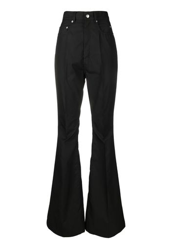 Rick Owens Pantaloni Bolan svasati - Nero