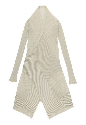 Rick Owens long asymmetric-hem cardigan - Toni neutri